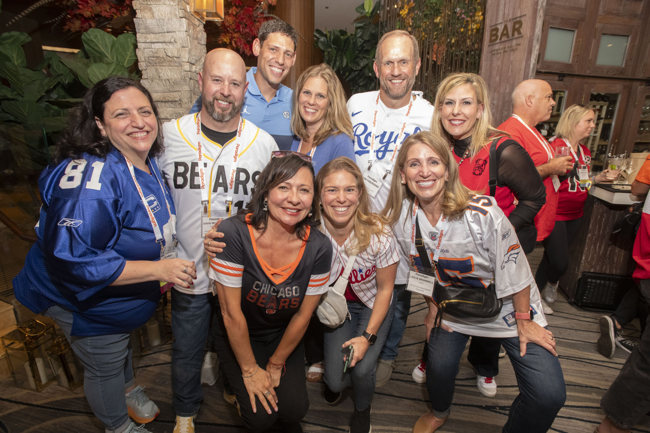 Paradigm team at Chicago Sports museum